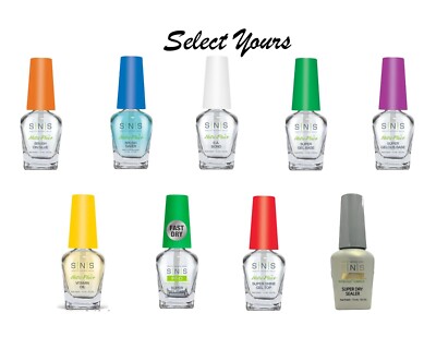 SNS Nutri-Plus/PRO Bases & Sealers for Heathy Natural Nails 15mL - CHOOSE FROM