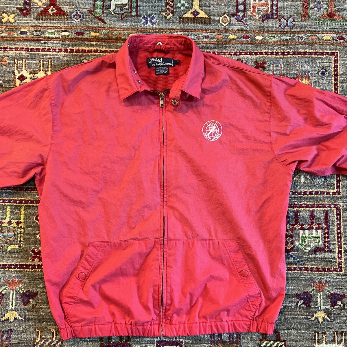 Polo Ralph Lauren 赤 デニムトラッカージャケット 80s Polo Ralph Lauren 赤 デニムトラッカージャケット 80s Polo Ralph