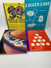 Lot of 4 Vintage Piano Teaching Training Sheet Music Booklets
