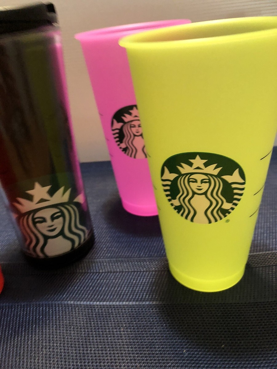 Starbucks Reusable Cups 3 Colors No Lid Dishwasher Safe Hot Cold Beverage,  Plus! | eBay