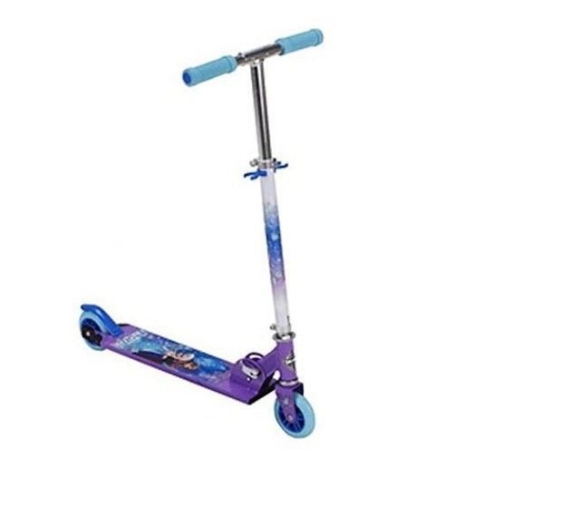 girls folding scooter