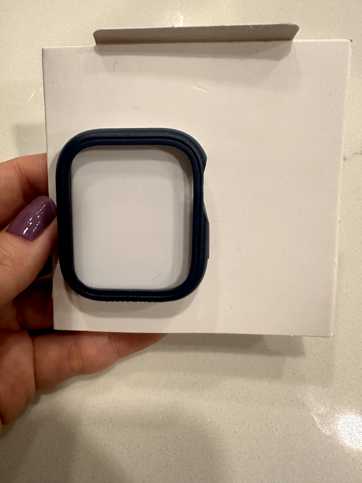Cover for Apple Watch 44 mm, frame only, Dark Blue
