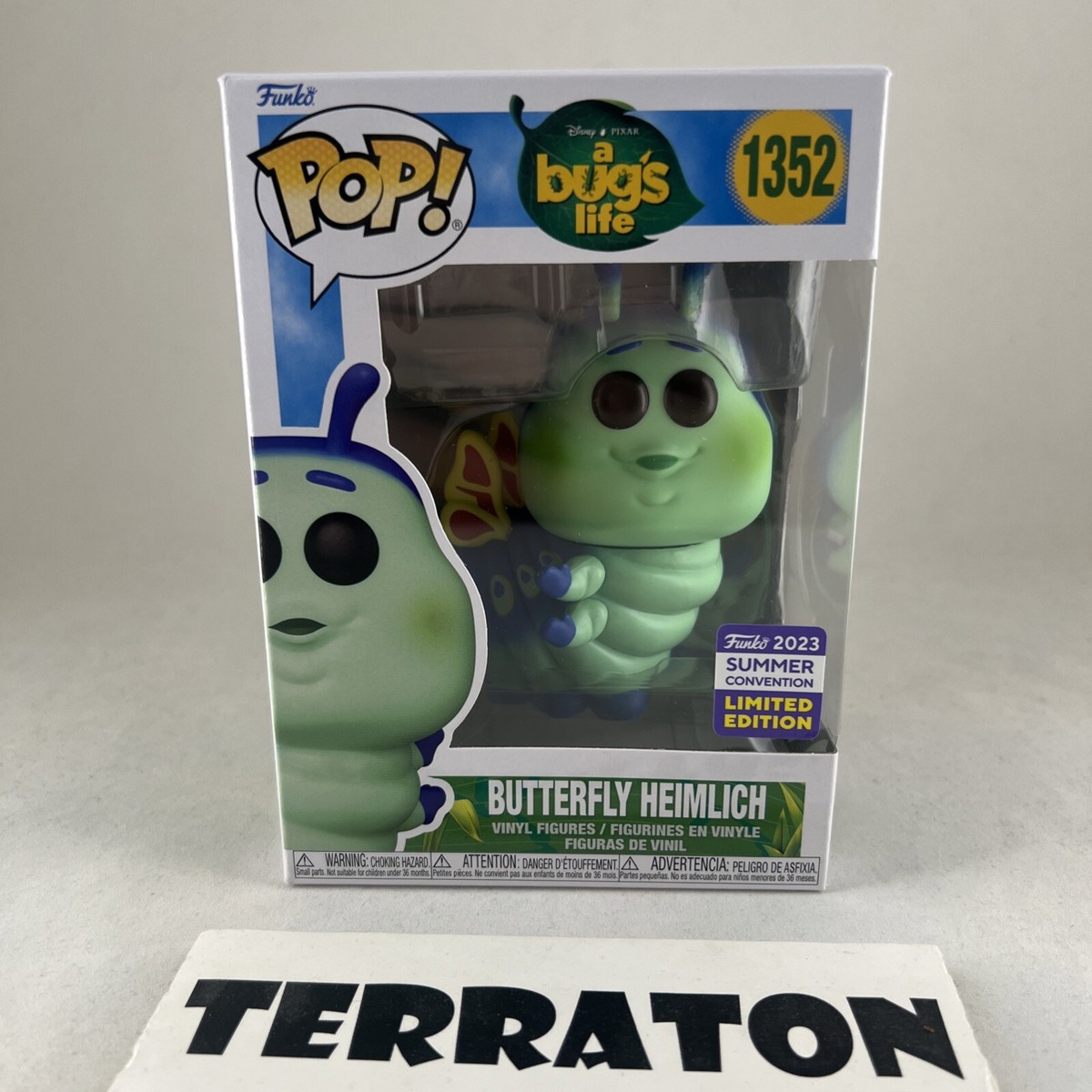 Funko Pop! Butterfly Heimlich #1352 A Bug's Life 2023 SDCC