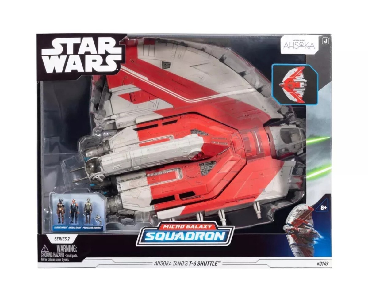 STAR WARS AHSOKA スターウォーズ アソーカ T-6 シャトル Star Wars Micro Galaxy Squadron Ahsoka Tano T-6 Shuttle w