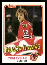 1981-82 Topps Tom Lysiak #W71 - Chicago Blackhawks