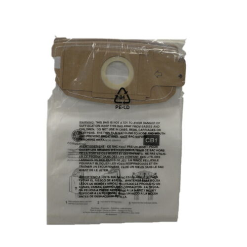 Hoover Commercial AH10173 HushTone Back Pack Bags, Standard Filtration 10/pk - Picture 2 of 2