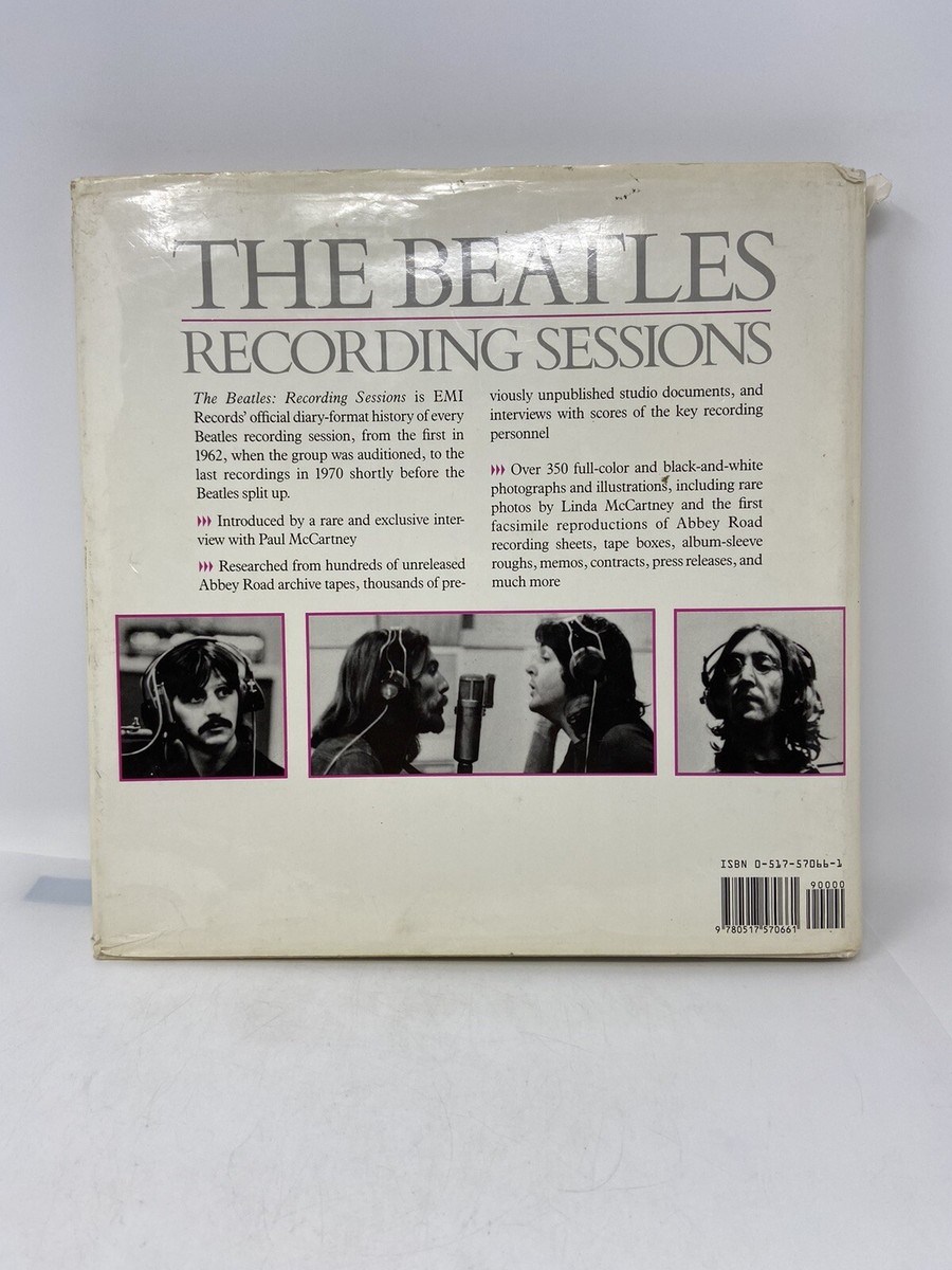 Beatles Recording Sessions Official Abbey Road Studio Notes