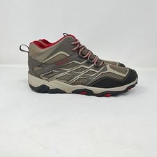 Merrell Moab 5 Brown Taupe Waterproof Mid Top Hiking Trail Boot Men's Size 7 M