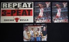 LOT Of 4 Chicago Bulls Items (Two MJ Photos, One 4 Trophies Photo, & Poster) — photo 2