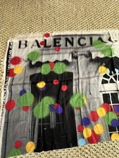 Balenciaga multicolor Silk Scarf - Size 50  X 50   