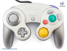 GameCube - Original Nintendo Controller / Pad #Silver DOL-003 (Heavy Use