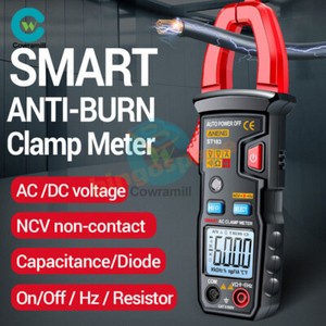 ANENG Compteur de pince numérique AC DC Testeur de tension multimètre actuel ST183