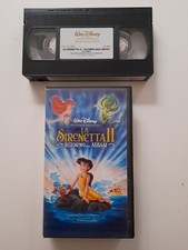 VHS La Sirenetta II Ritorno agli Abissi Walt Disney Video Cassetta 