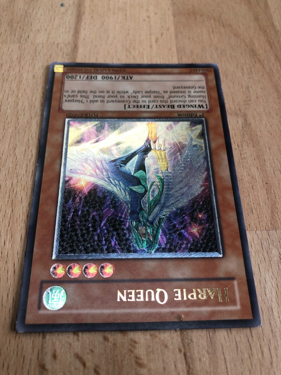 Harpie Queen FOTB-EN020 Ultimate Rare 1st Edition Yugioh Card | eBay
