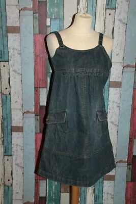ROBE BRETELLES JEANS FILLE °°° OKAIDI °°° TAILLE 10 ANS / 138 cms - Photo 1/4