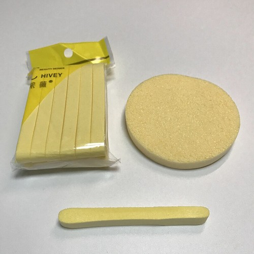 Strumento per la cura della pelle trucco rimozione pad pulizia viso puff spugna compressa esfoliante - Foto 8 di 17