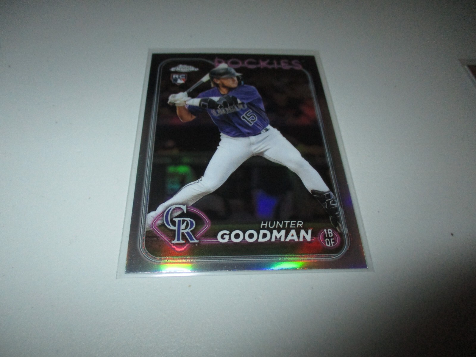 Hunter Goodman 2024 Topps Chrome Refractor RC #99
