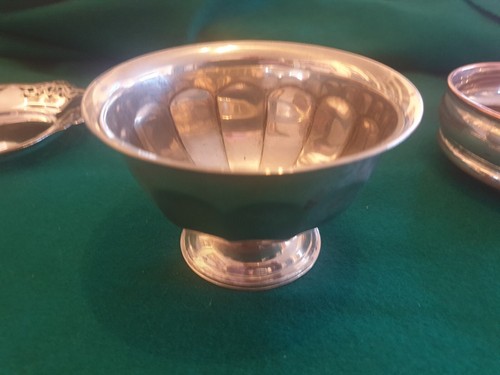 silver bowl plate and wine bottle holder - Picture 4 of 9