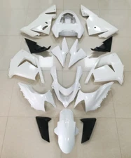 Unpainted White Injection Bodywork Fairing Kit For Kawasaki Ninja ZX10R 04 2005