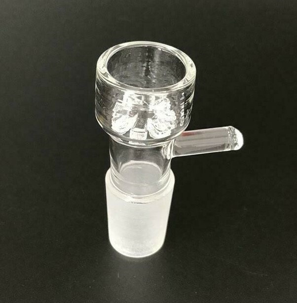 14mm / 18mm Male Clear 2" Star Screen Glass Slide Bowl eBay