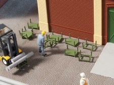 41633 AUHAGEN HO Basi per trasporto merci varie conf. 10 pezzi