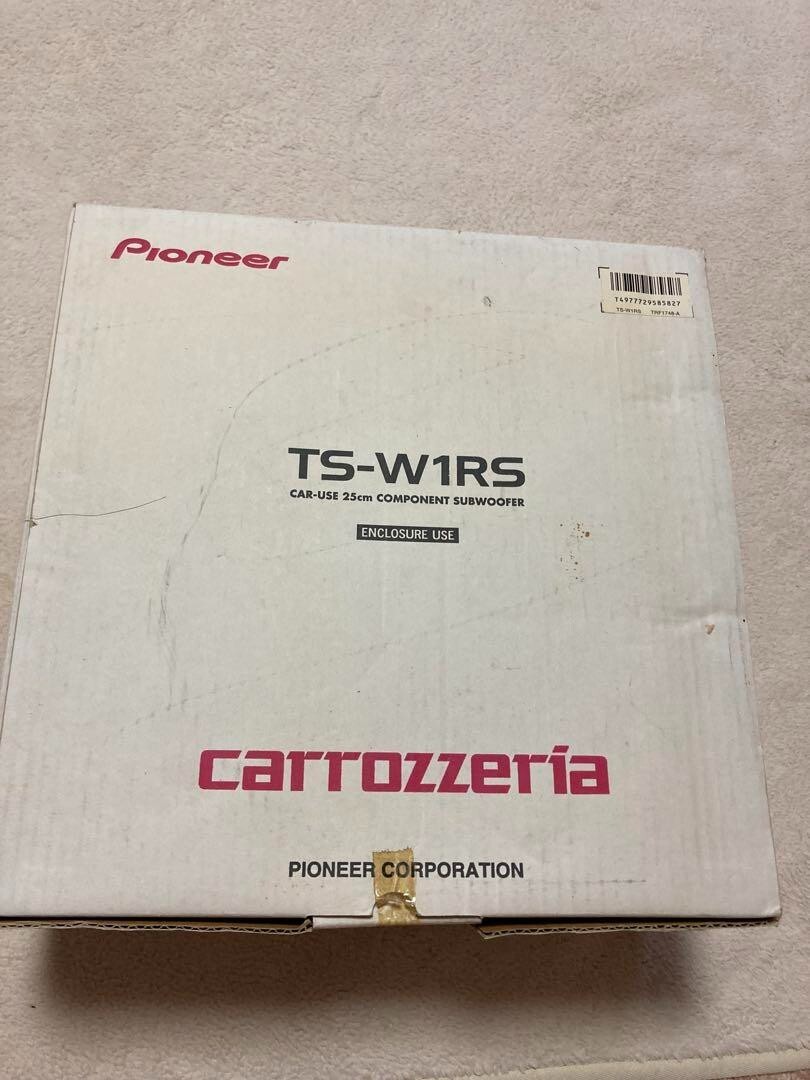 Pioneer Carrozzeria TS-W1RS high-end Woofer Speaker rare Pioneer Carrozzeria TS-W1RS high-end Woofer Speaker rare