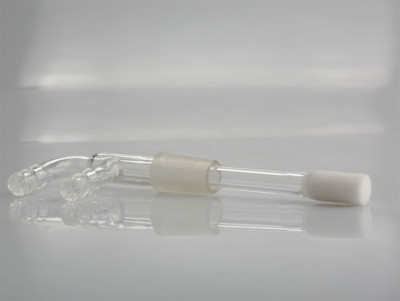 Laboratory five-port electrolytic cell F-type gas inlet and outlet glass tube/
