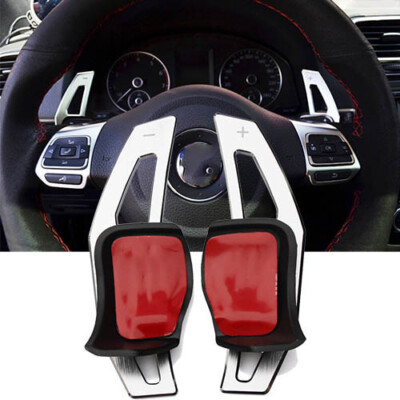 Fit VW Golf GTi Jetta Beetle MK6 Steering Wheel Paddle Extensions Shifter Kit
