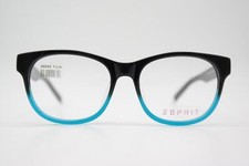 Esprit ET17480 Black Blue Oval Eyeglass Frame New