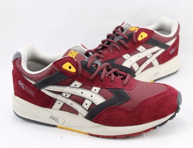 asics gel saga burgundy