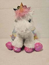 Barbie Dreamtopia Kiss and Care Plush 10" Unicorn Talking Stuffed Animal Mattel