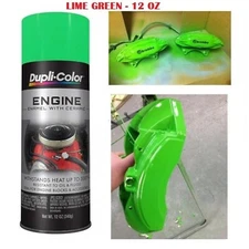 DE1641 Engine Enamel Spray Paint with Ceramic - Grabber Lime Green - 12 oz Aeros