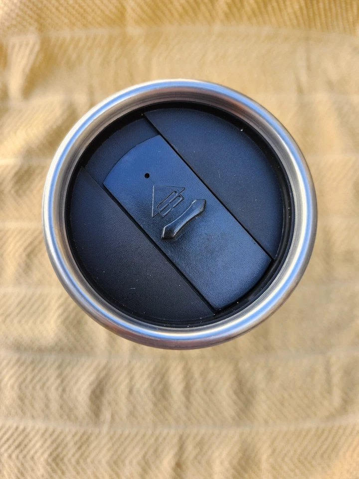 Microsoft 16oz Black Stainless Steel Cold/Hot Drink Travel Mug - NEW - Image 2 of 4