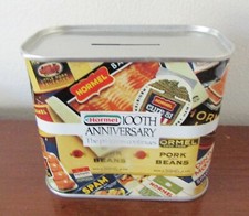 1991 HORMEL 100th Anniversary TIN BANK