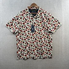 NEW William Murray Golf Polo Shirt XL White Turkey Greens Keeper Short Sleeve