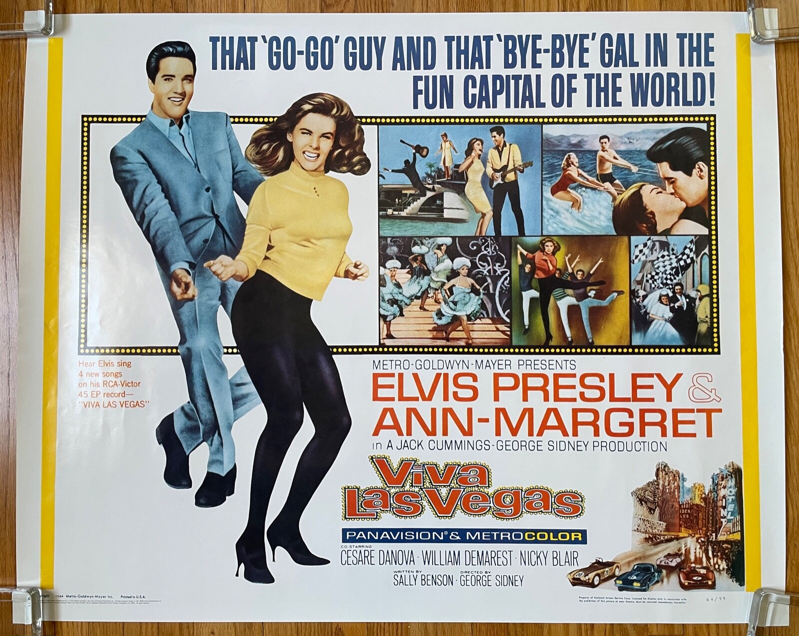 VIVA LAS VEGAS 1997 Issue MGM PROMO Only MOVIE POSTER ELVIS PRESLEY ANN MARGARET eBay