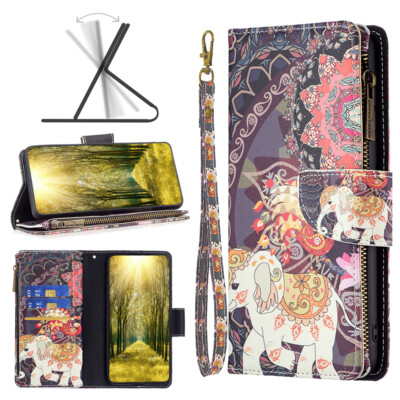 Fr Samsung A73 A53 A33 A35 A24 A15 A03 Leather Wallet Painted Fashion Flip Cover