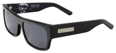 NEW Black Flys Sunglasses SEN DOG FLYS SHINY BLACK SMOKE LENS