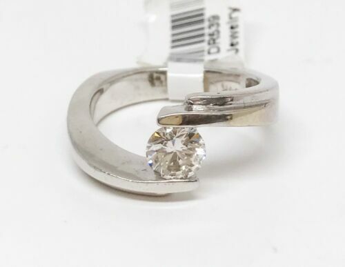 Satomi Kawakita White Diamond Homespun Solitaire Ring K18YG Satomi Kawakita White Diamond Homespun Solitaire Ring K18YG
