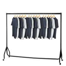 HEAVY DUTY CLOTHES RAIL GARMENT RACK HOME STORAGE DISPLAY 2ft 3ft 4ft 5ft 6ft 