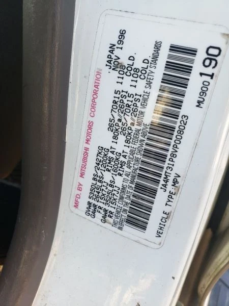 Speedometer Head Only Fits 97 MONTERO SPORT 1146395 - Image 3 of 4