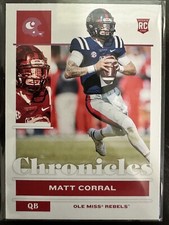 2022 Panini Chronicles Draft Picks - Pink Prizm Matt Corral #9 RC Rebels Rookie