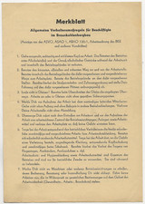 45/231 MERKBLATT VERHALTENSMAßREGELN BRAUNKOHLENBERGBAU 1969 LAUCHHAMMER