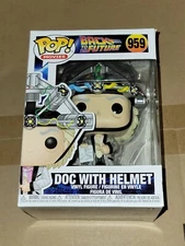 Back To The Future Doc With Helmet Funko #959 Damage