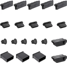 USB Port Caps Silicone anti Dust Cover Laptop Port Protection Stopper, NEW