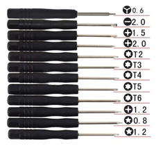 12pcs/set Mini Screwdriver Set for Apple iPhone Hard Drive Repairing Tool