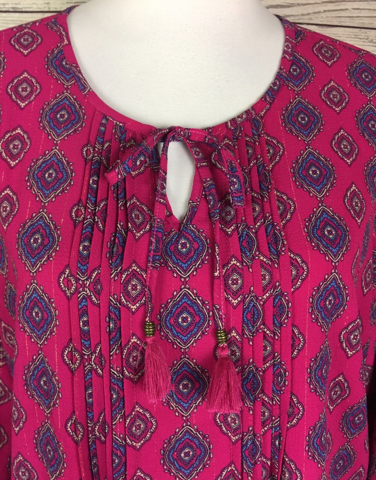 Ruby Rd Petite Top Women’s Size PL Multicolor Key… - image 5