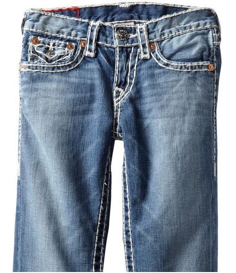 $158 NEW True Religion Jeans US 10 Big Kids Boys Zach Slim-Fit