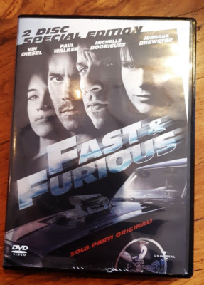 FAST & FURIOUS (VIN DIESEL / PAUL WALKER) ORIGINAL DVD SPECIAL EDITION 2 DISCS