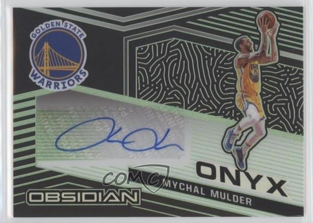2020 Panini Obsidian Onyx Electric Etch Green /25 Mychal Mulder Rookie Auto RC
